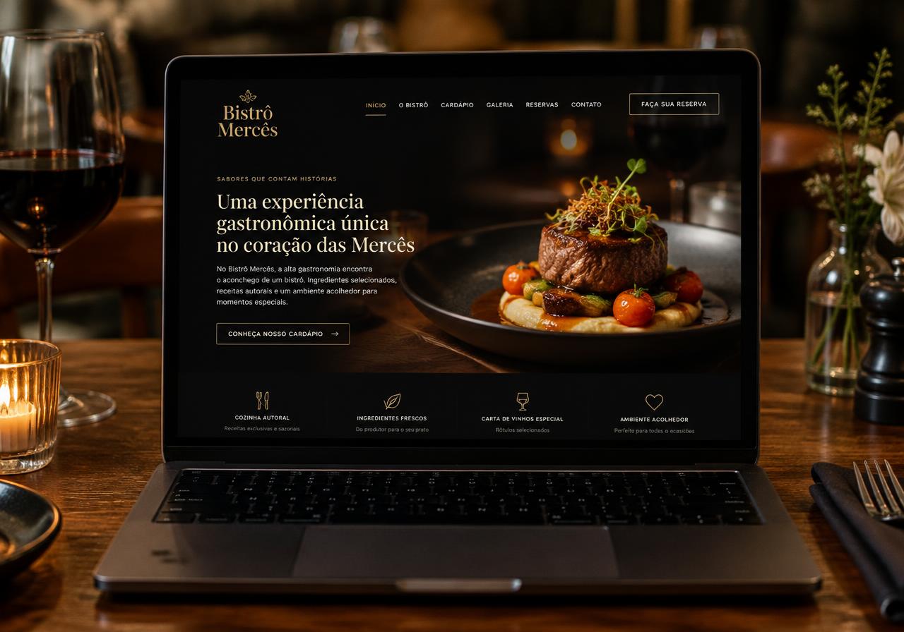 Site de Bistrô Mercês