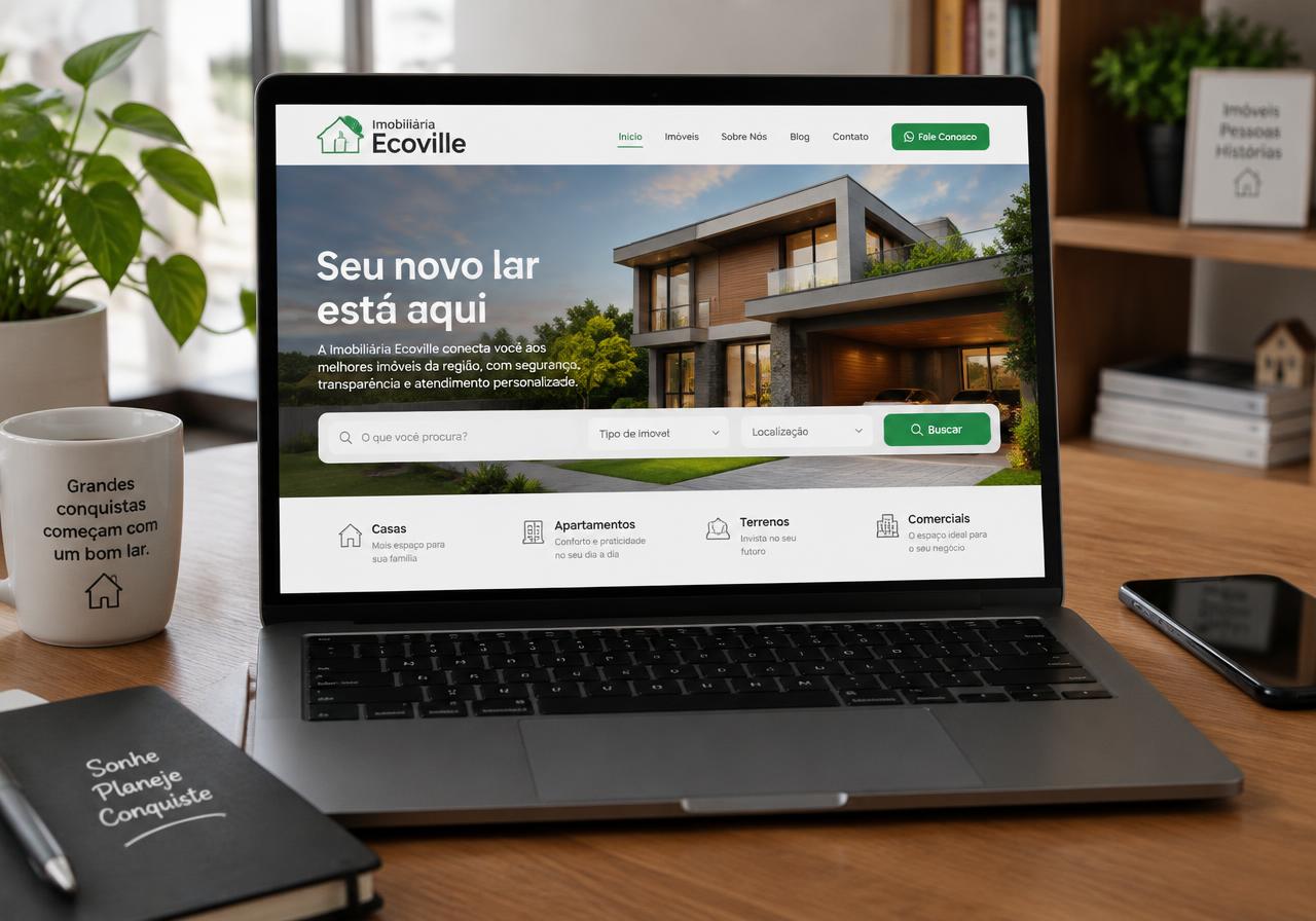 Site de Imobiliária Ecoville