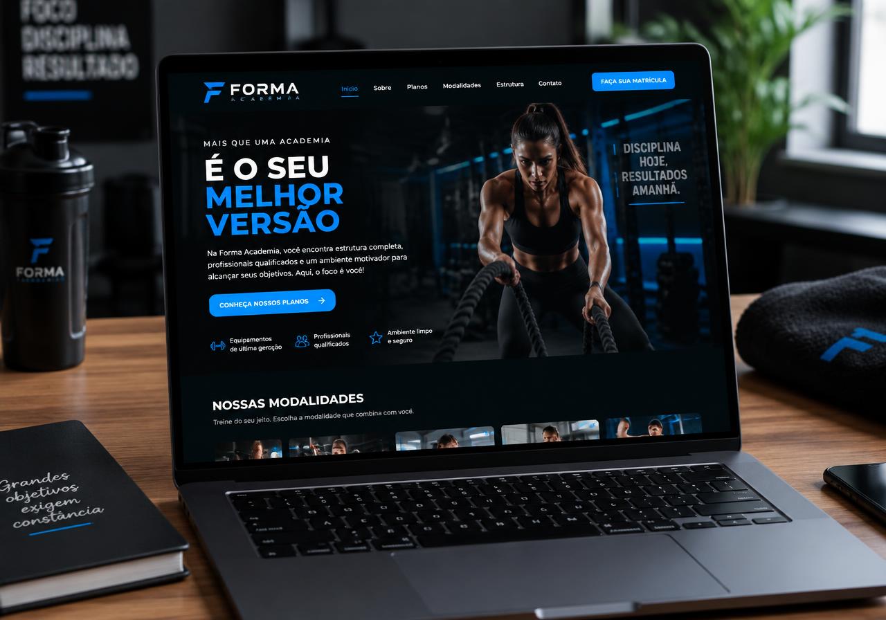 Site de Forma Academia